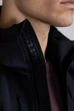 Jackets^BALR. Alec Hooded Windbreaker Jacket Jet Black