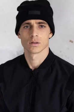 Caps & Beanies^BALR. Ash Rib Beanie Jet Black