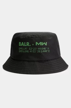 Caps & Beanies^BALR. X Mwii Ripstop Bucket Hat Jet Black