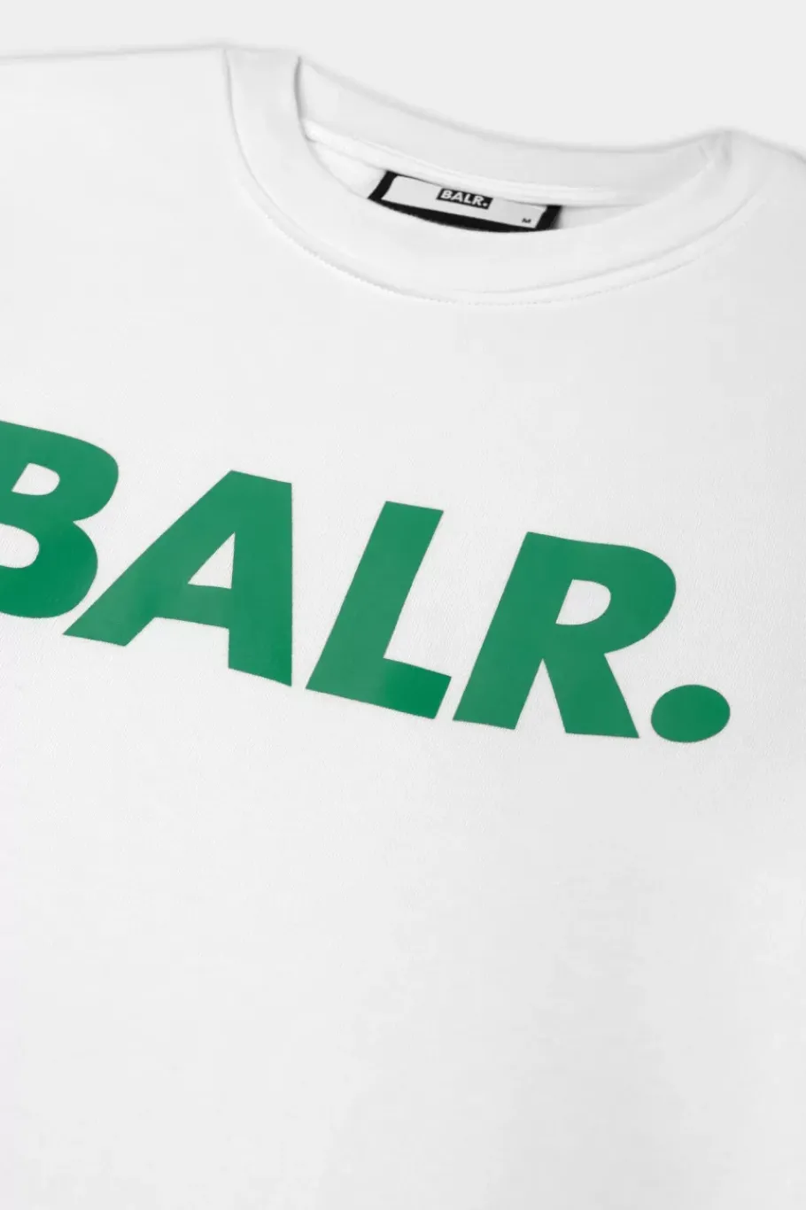 Sweatshirts^BALR. Brand Straight Crewneck Bright White/Putting Green