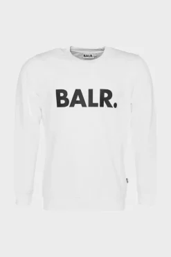Sweatshirts^BALR. Brand Straight Crewneck Bright White
