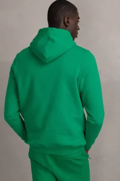 Hoodies^BALR. Brand Straight Small Logo Hoodie Putting Green/Bright White