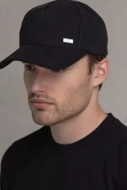 Caps & Beanies^BALR. Classic Small Badge Cap Jet Black