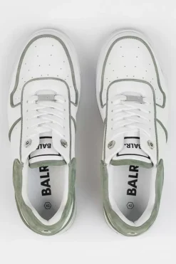 Sneakers^BALR. Club B Classic Sneaker Bright White/Dark Forest