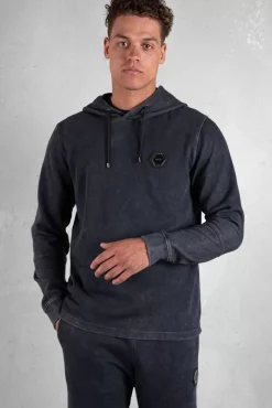 Hoodies^BALR. D13 Straight Washed Hoodie Washed Black