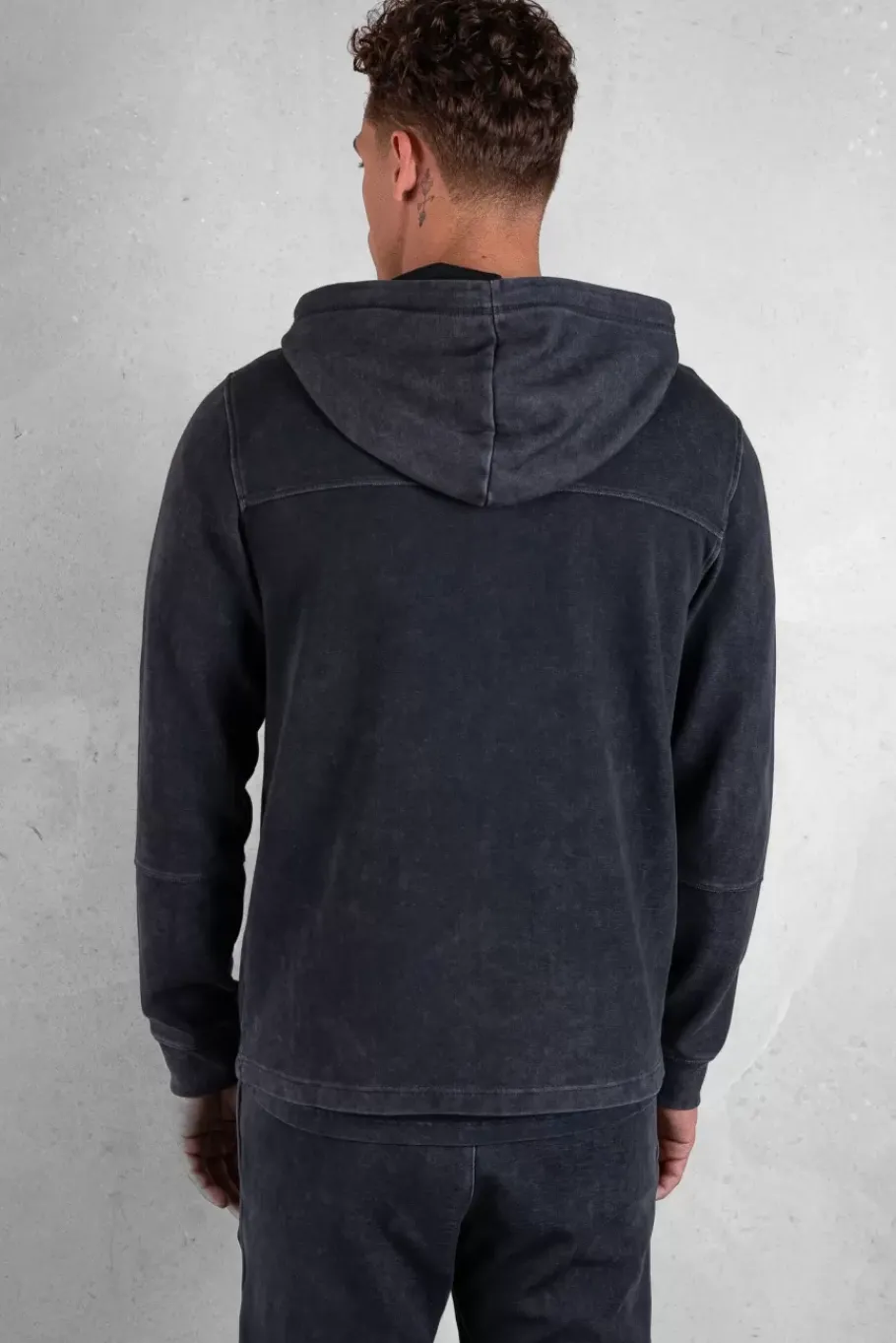 Hoodies^BALR. D13 Straight Washed Hoodie Washed Black