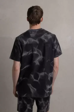 T-Shirts^BALR. D11 Straight Washed T-Shirt Ghost Grey Washed