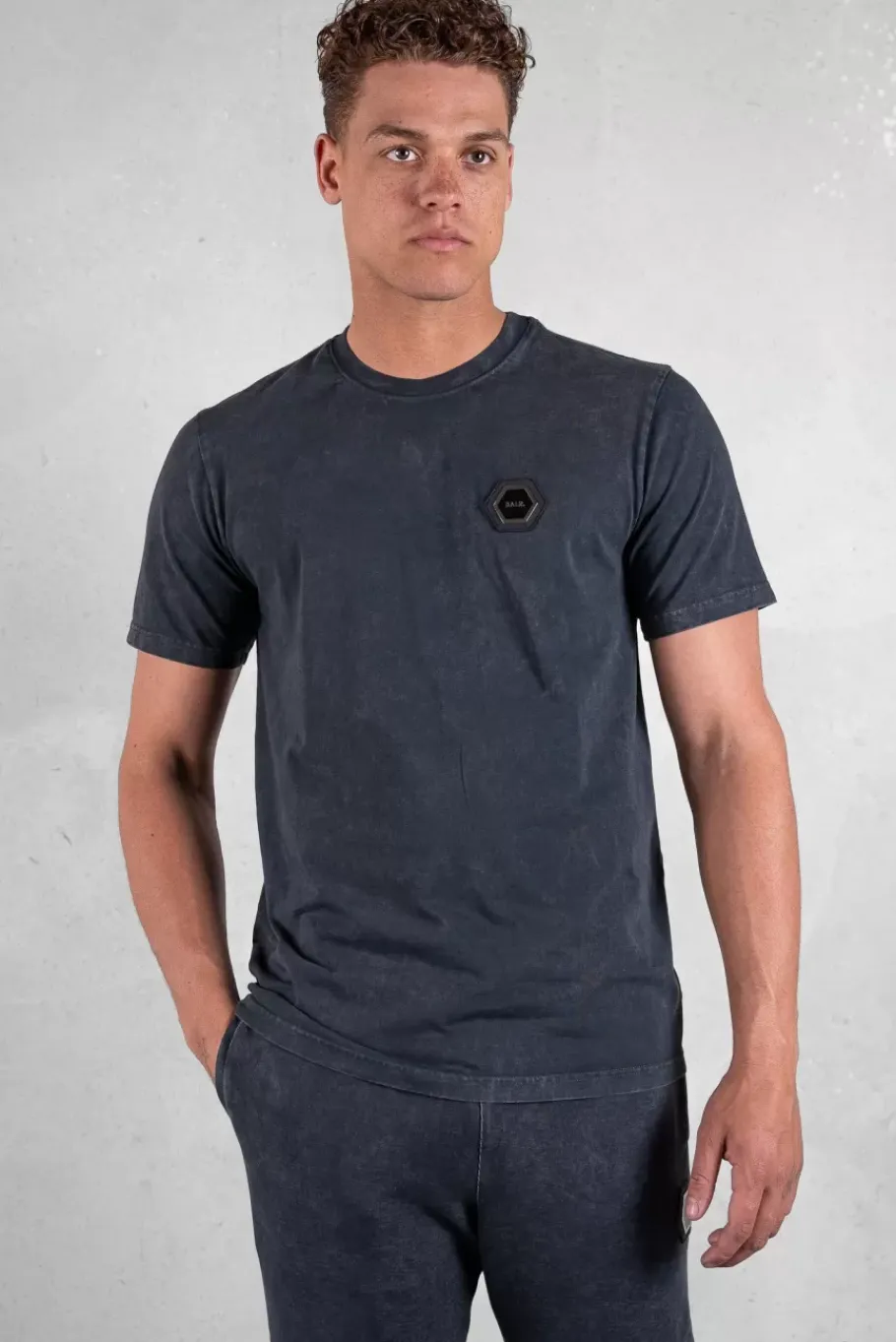 T-Shirts^BALR. D13 Straight Washed T-Shirt Washed Black
