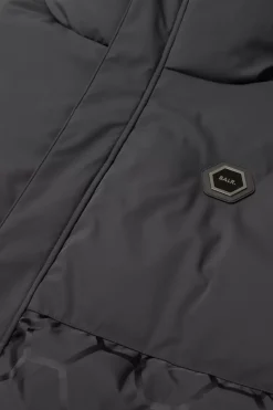 Jackets^BALR. Dante Jacquard Long Puffer Jet Black