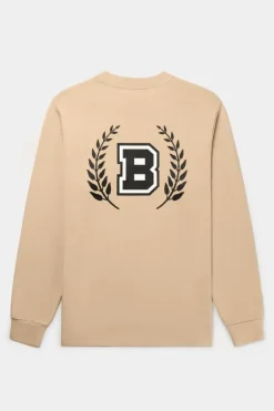 T-Shirts^BALR. Franck Relaxed B Crest Longsleeve Irish Cream