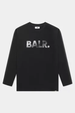 T-Shirts^BALR. Franck Relaxed Tunnel Longsleeve T-Shirt Jet Black