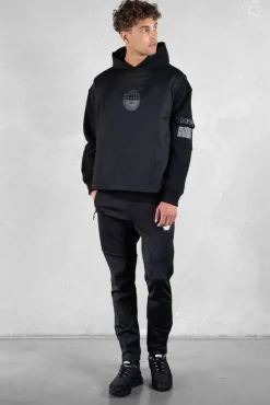 Hoodies^BALR. Joey Box Mesh H2S Hoodie Jet Black