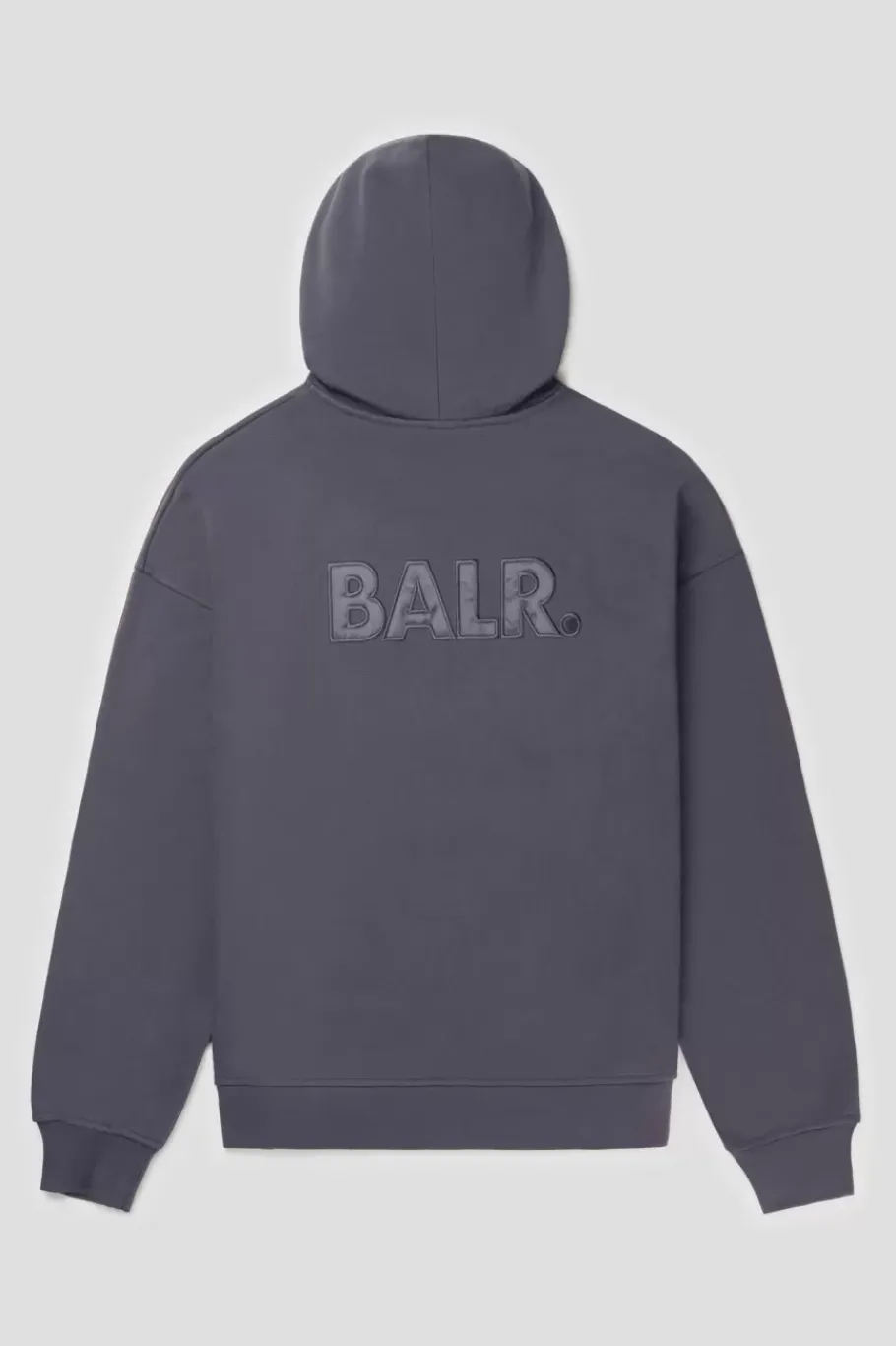 Hoodies^BALR. Joey Box Satin Hoodie Asphalt