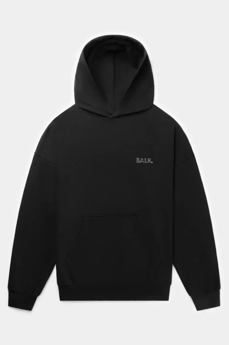 Hoodies^BALR. Joey Box Satin Hoodie Black