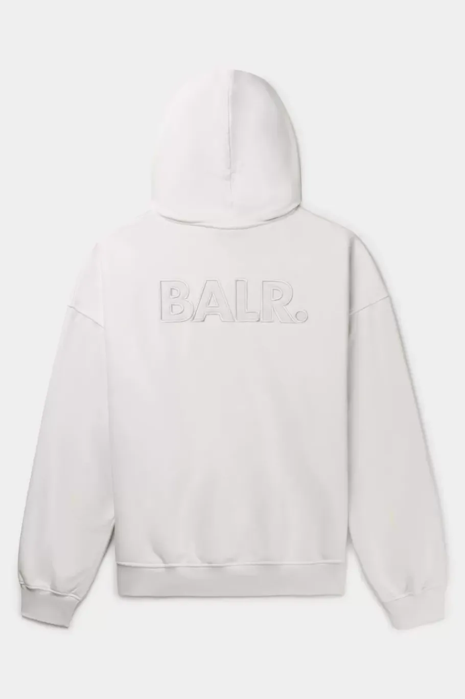 Hoodies^BALR. Joey Box Satin Hoodie Egret