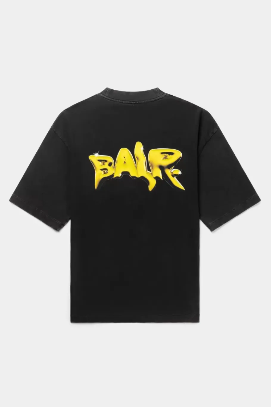 T-Shirts^BALR. Joey Box Washed Melted Brand T-Shirt Jet Black