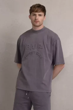 T-Shirts^BALR. Joey Box Washed Trophy Club T-Shirt Asphalt Washed