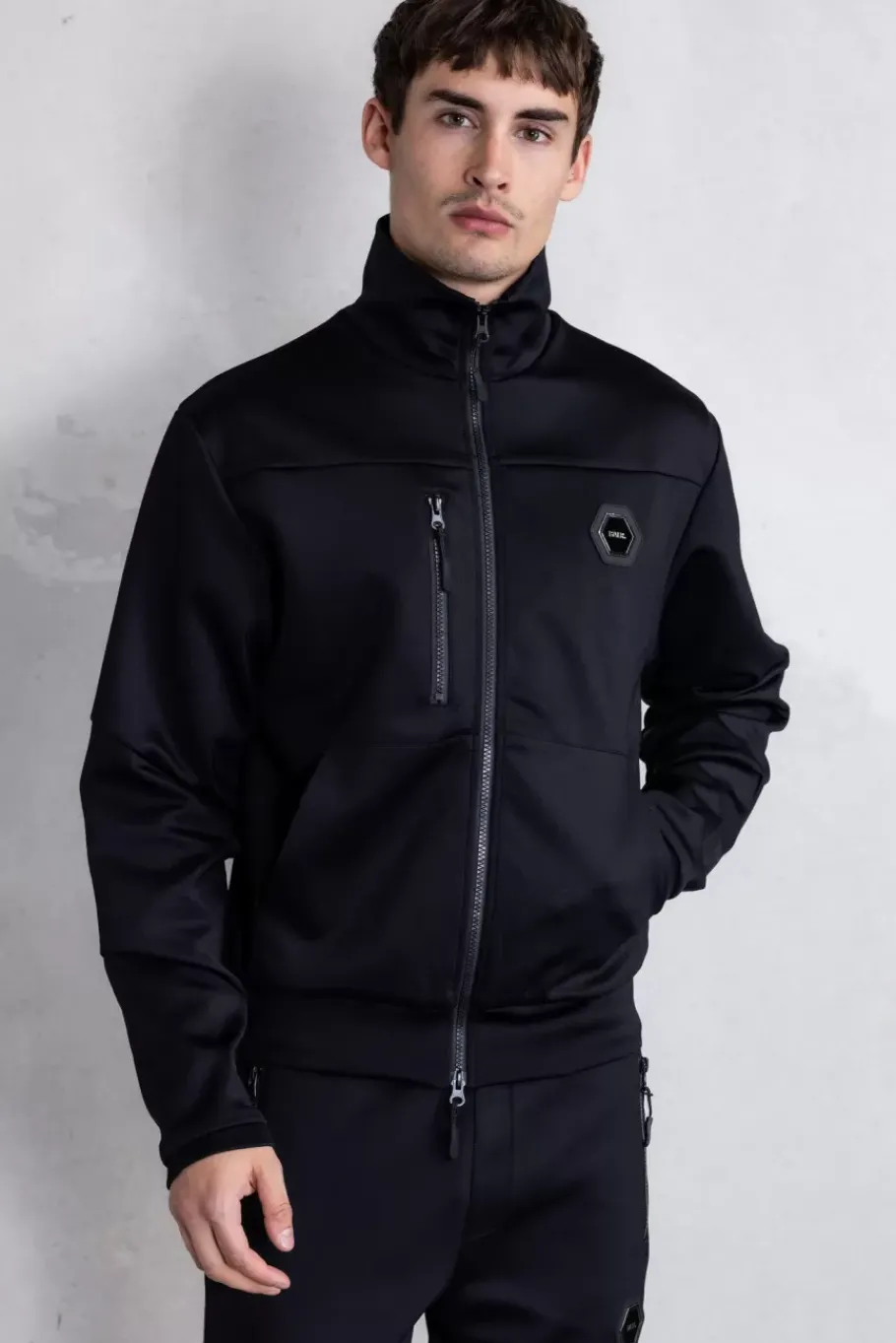 Jackets^BALR. Louis Slim Tech Zip Track Jacket Jet Black