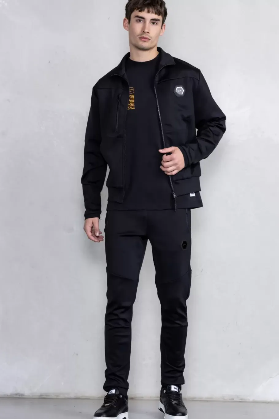 Jackets^BALR. Louis Slim Tech Zip Track Jacket Jet Black
