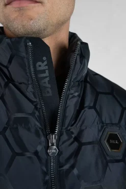 Jackets^BALR. Miles Straight Jacquard Bodywarmer Jet Black