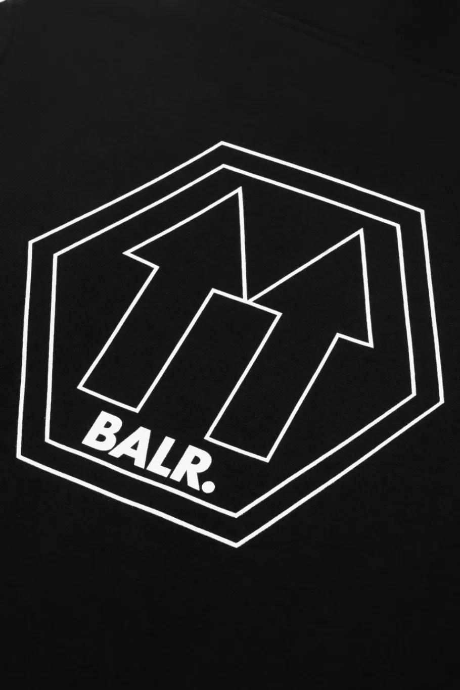 Hoodies^BALR. Olaf Straight Arrow Hoodie Jet Black
