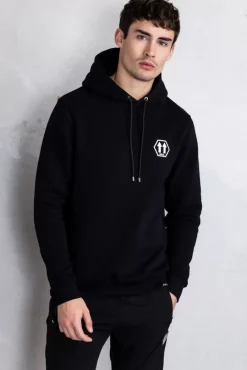 Hoodies^BALR. Olaf Straight Arrow Hoodie Jet Black