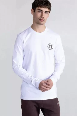 T-Shirts^BALR. Olaf Straight Arrows Longsleeve T-Shirt Bright White