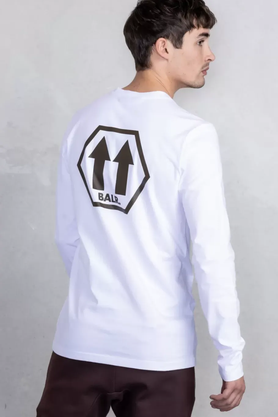 T-Shirts^BALR. Olaf Straight Arrows Longsleeve T-Shirt Bright White