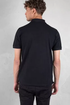 Polos^BALR. Olaf Straight Emblem Polo Jet Black