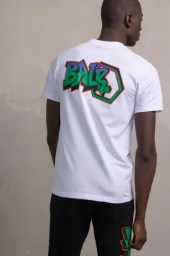 T-Shirts^BALR. Olaf Straight Graffiti T-Shirt Bright White