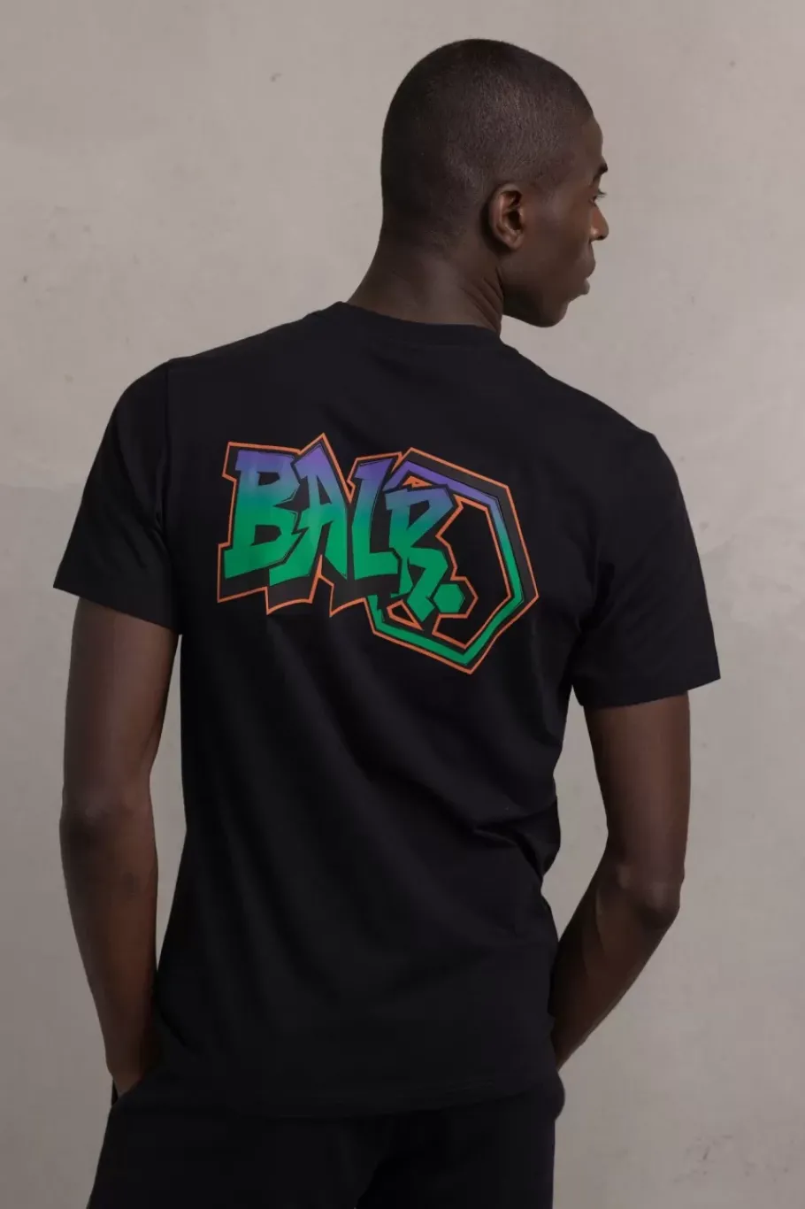 T-Shirts^BALR. Olaf Straight Graffiti T-Shirt Jet Black