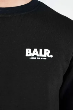 Sweatshirts^BALR. Olaf Straight H2S Globe Crewneck Jet Black
