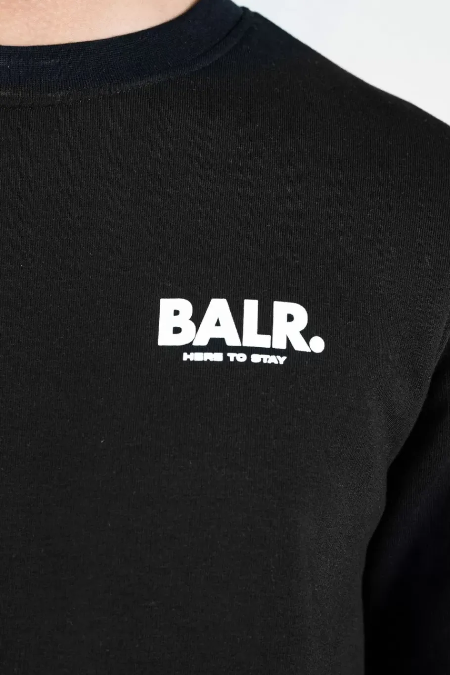 Sweatshirts^BALR. Olaf Straight H2S Globe Crewneck Jet Black