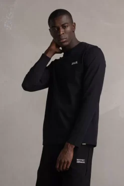 T-Shirts^BALR. Olaf Straight Small Logo Longsleeve Jet Black