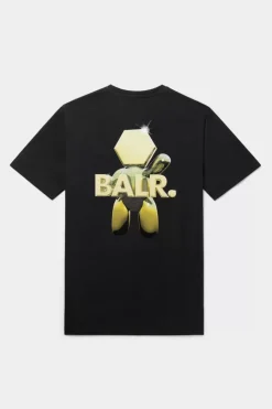 T-Shirts^BALR. Olaf Straight Tc Gold T-Shirt Jet Black