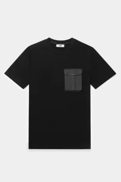 T-Shirts^BALR. Q-Cargo Series Straight T-Shirt Jet Black