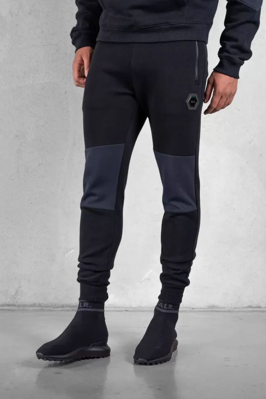 Sweatpants^BALR. Q-Colour Block Series Slim Classic Sweatpants Jet Black/Asphalt