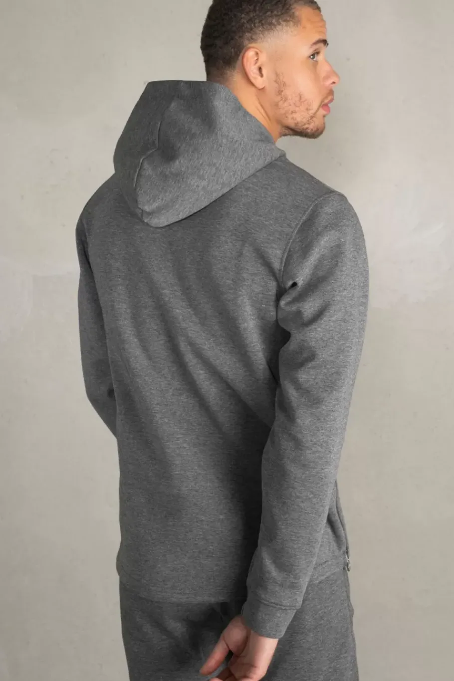 Hoodies^BALR. Q-Series Straight Classic Hoodie Dk Grey Heather