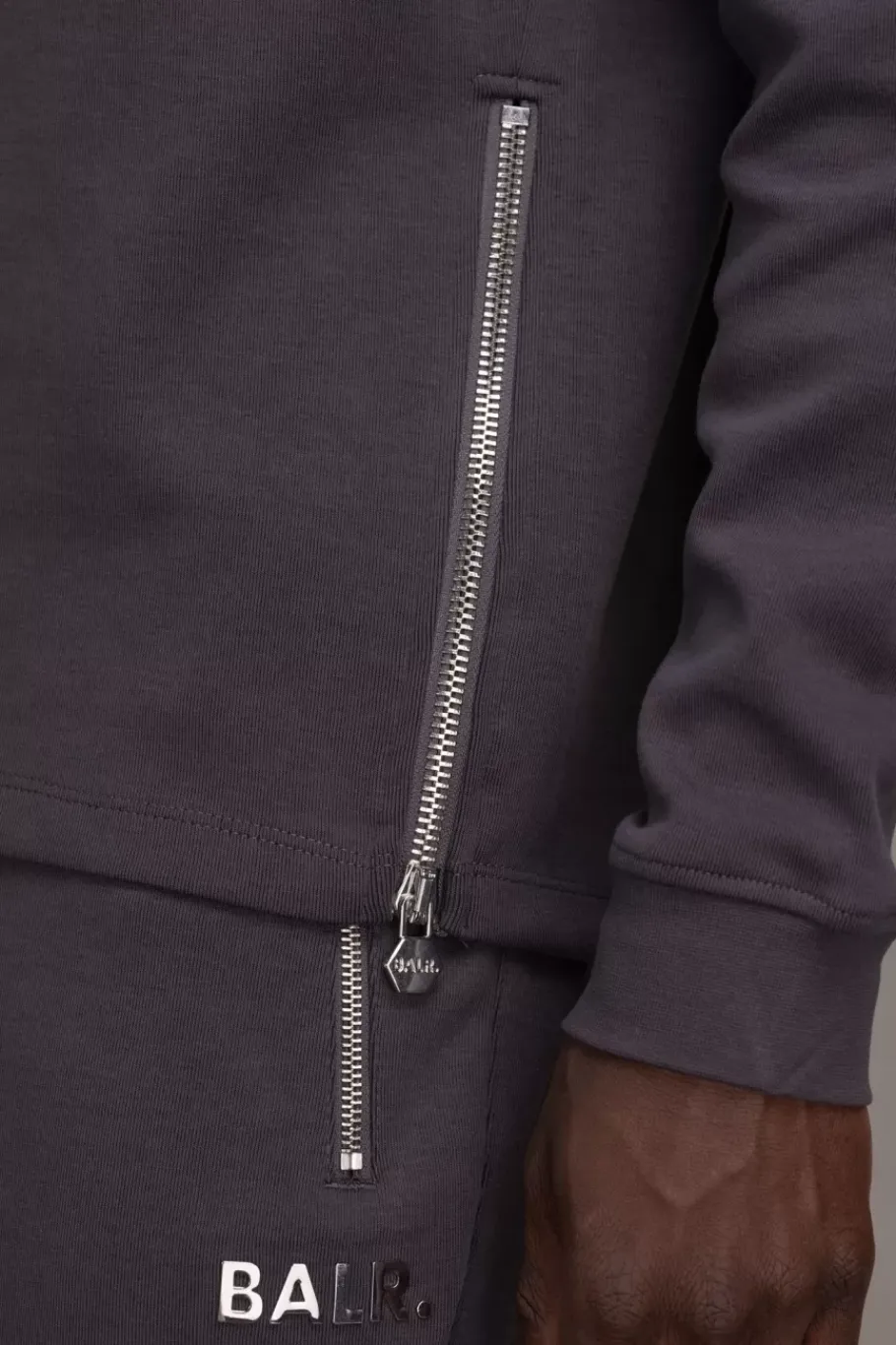 Hoodies^BALR. Q-Series Straight Classic Hoodie Asphalt