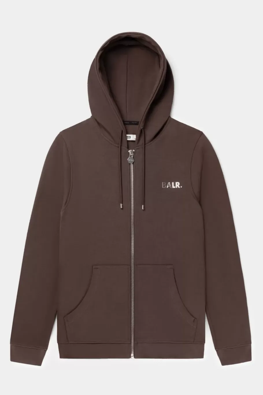 Sweatshirts^BALR. Q-Series Straight Zip Thru Hoodie Renewed Java