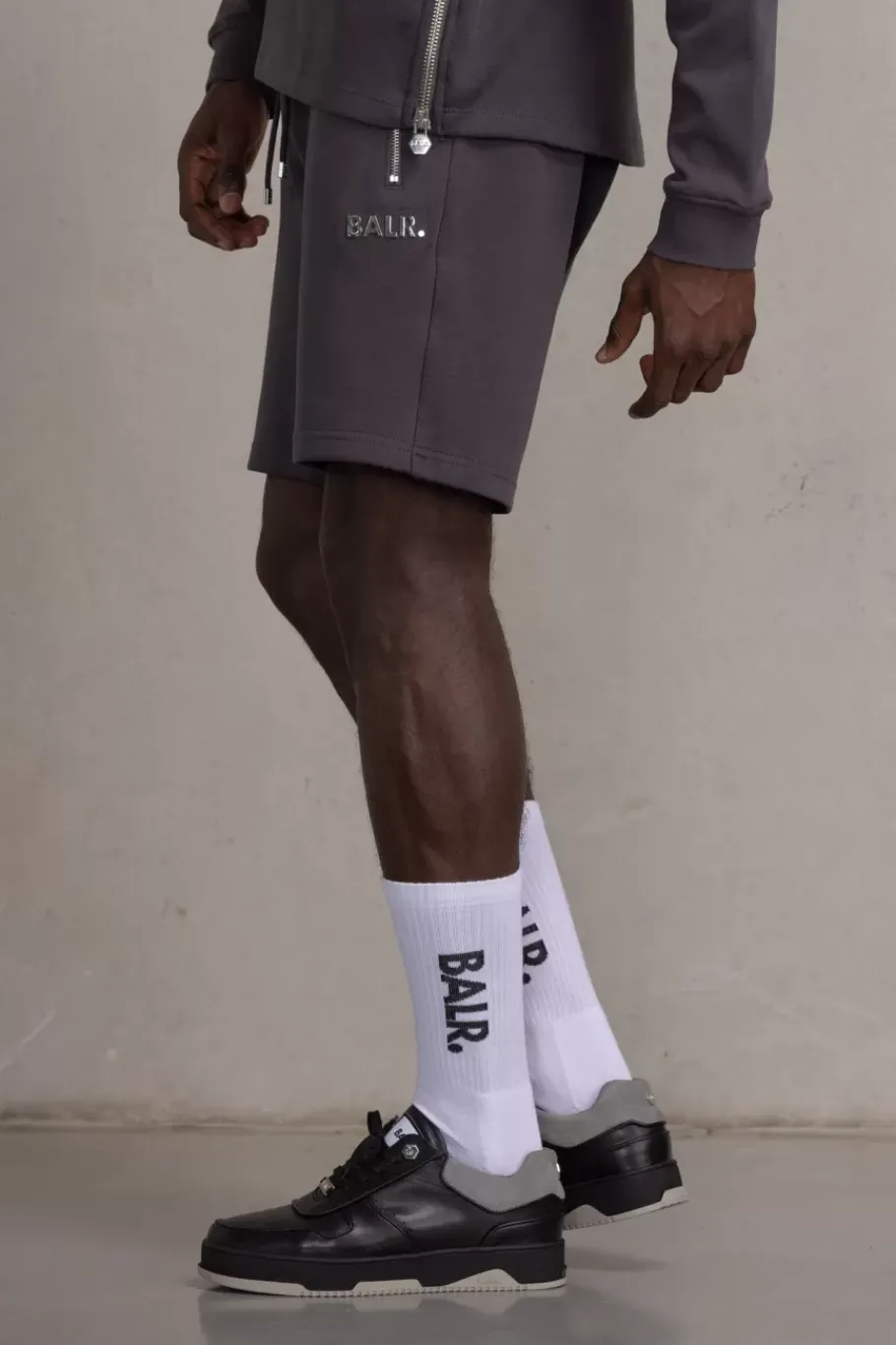 Shorts^BALR. Q-Series Sweat Short Asphalt