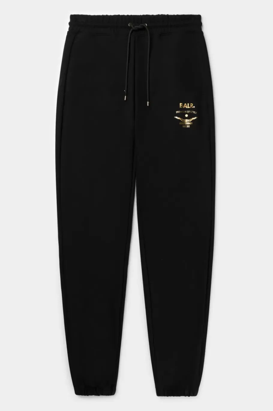 Sweatpants^BALR. Regular Gold Emblem Jogger Jet Black
