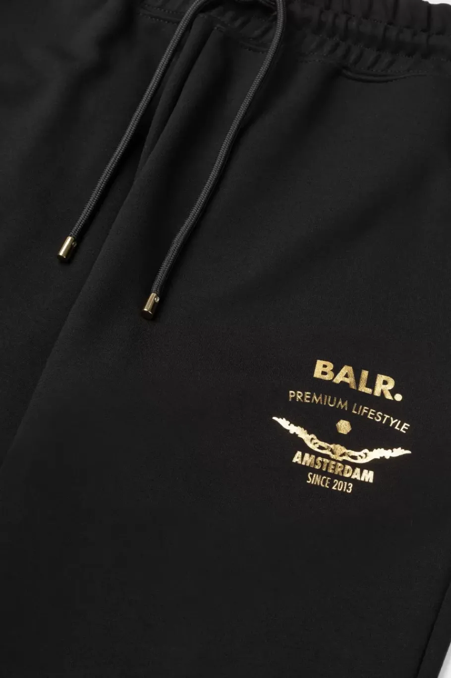 Sweatpants^BALR. Regular Gold Emblem Jogger Jet Black