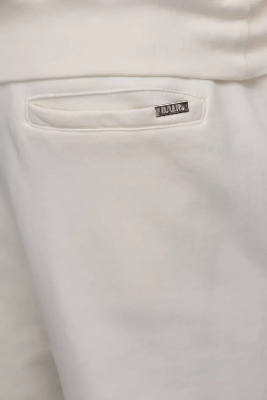 Sweatpants^BALR. Regular Metal Brand Jogger Egret