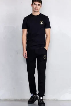T-Shirts^BALR. Sebastian Slim Gold Emblem T-Shirt Jet Black